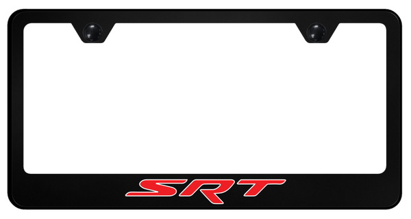 Dodge SRT PC Frame - UV Print on Black License Plate Frame - SP.SRT.UB