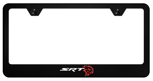 Dodge SRT Hellcat PC Frame - UV Print on Black License Plate Frame - SP.SRTH.UB