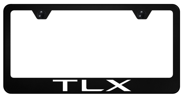 Acura TLX PC Frame - UV Print on Black License Plate Frame - SP.TLX.UB