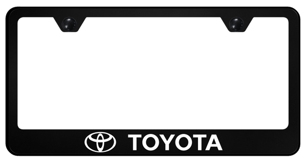 Toyota Toyota PC Frame - UV Print on Black License Plate Frame - SP.TOY.UB