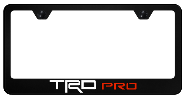 Toyota TRD Pro PC Frame - UV Print on Black License Plate Frame - SP.TRDP.UB