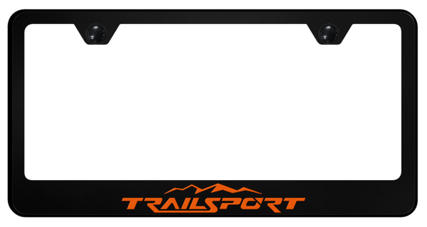 Honda TrailSport Orange PC Frame - UV Print on Black License Plate Frame - SP.TRLS.ORA.UB