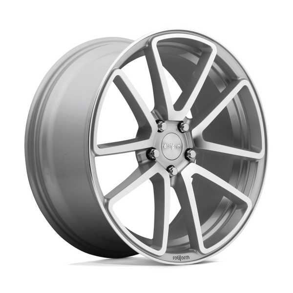 Rotiform 1PC R120 SPF GLOSS SILVER MACHINED Wheels for 2015-2020 ACURA TLX [] - 18X8.5 38 MM - 18"  - (2020 2019 2018 2017 2016 2015)