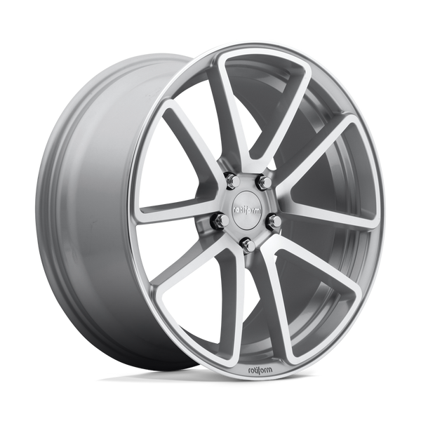 Rotiform 1PC R120 SPF GLOSS SILVER MACHINED Wheels for 2014-2020 ACURA RLX [] - 19X8.5 35 mm - 19"  - (2020 2019 2018 2017 2016 2015 2014)