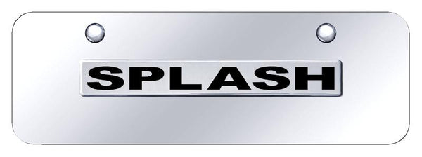 Ford Splash Chrome on Chrome 3D Bar Mini License Plate - SPL.N.CCM