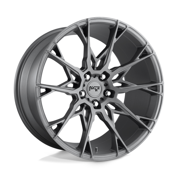 Niche 1PC M182 STACCATO MATTE ANTHRACITE Wheels for 2014-2016 ACURA MDX [] - 22X9 38 mm - 22"  - (2016 2015 2014)