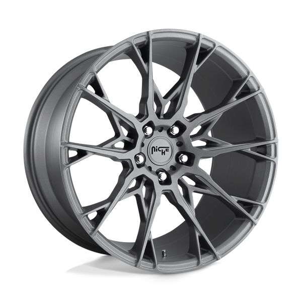 Niche 1PC M182 STACCATO MATTE ANTHRACITE Wheels for 2004-2008 ACURA TL TYPE-S [] - 18X8.5 35 mm - 18"  - (2008 2007 2006 2005 2004)