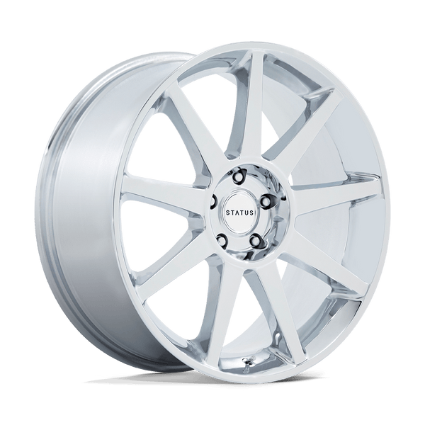 Status MAMMOTH CHROME Wheels for 2020-2022 JEEP GLADIATOR [LIFTED ONLY] - 22X9.5 30 MM - 22"  - (2022 2021 2020)