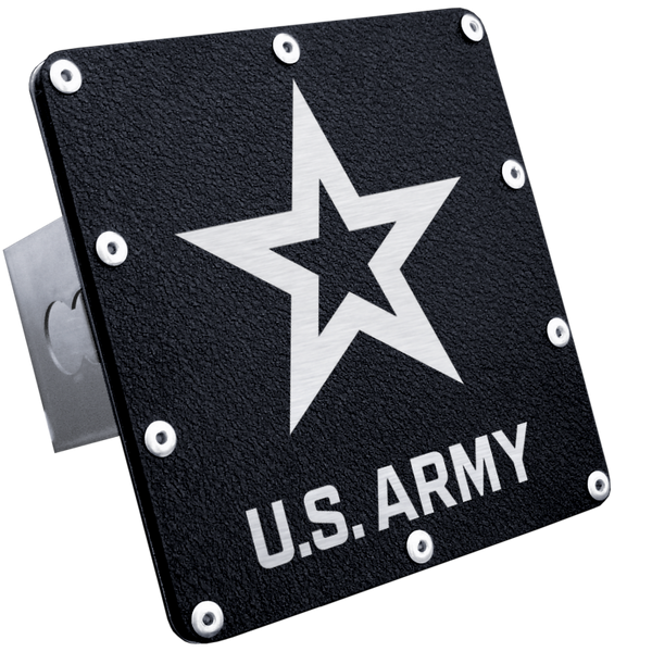 U.S. Army Class III Trailer Hitch Plug - Rugged Black - T.ARMY.RB