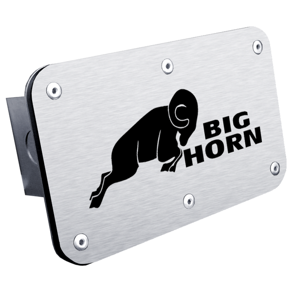 Big Horn Class III Trailer Hitch Plug - Brushed - T.BGH.S