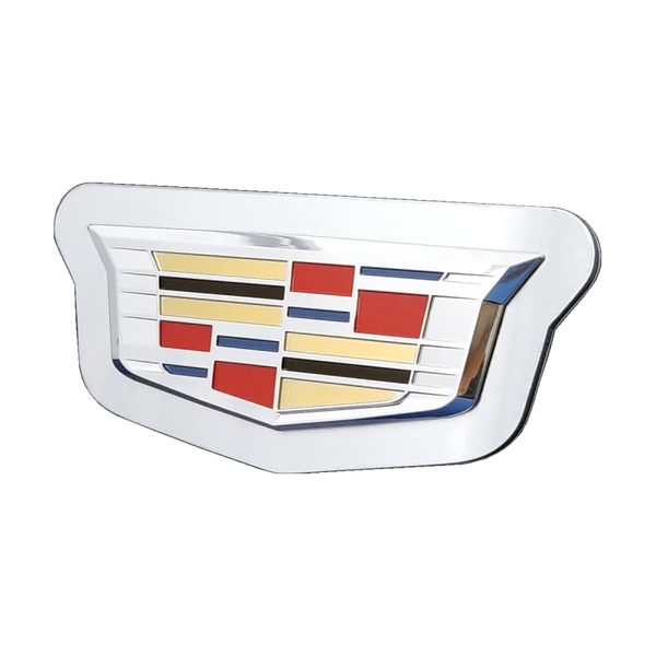 Cadillac 2014 Class III Hitch Plug - Chrome on Mirrored - T.CAD3.CC