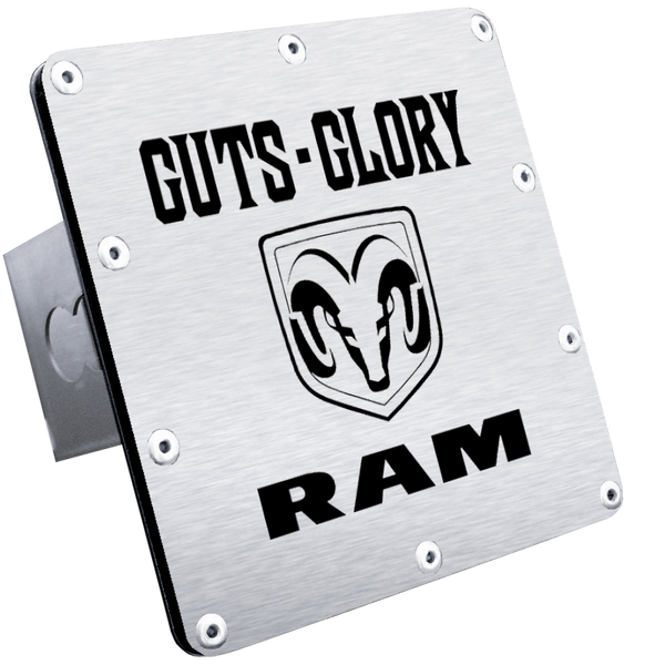 Guts - Glory - Ram Class III Trailer Hitch Plug - Brushed - T.GGL.S