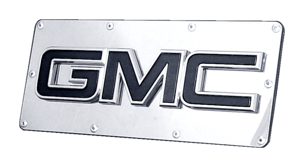 GMC OEM Black Class III Hitch Plug - Chrome on Mirrored - T.GMC.OEM.B.CC