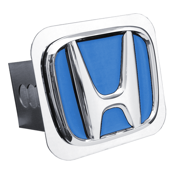 Honda (Blue Fill) Class III Trailer Hitch Plug - Mirrored - T.HON.BL.C