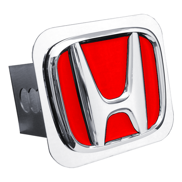 Honda (Red Fill) Class III Trailer Hitch Plug - Mirrored - T.HON.R.C