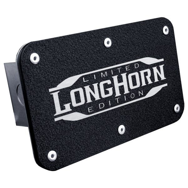 Longhorn Limited Edition Class III Hitch Plug - Rugged Black - T.LHLE.RB