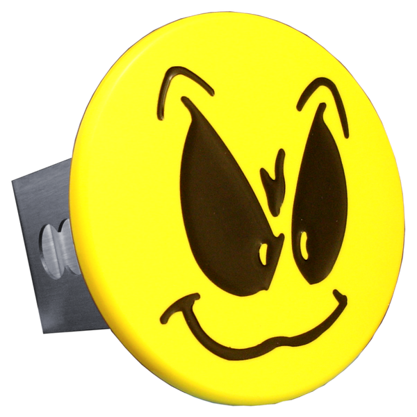 Grimace Face Class III Trailer Hitch Plug - Yellow - T.SMIG.Y