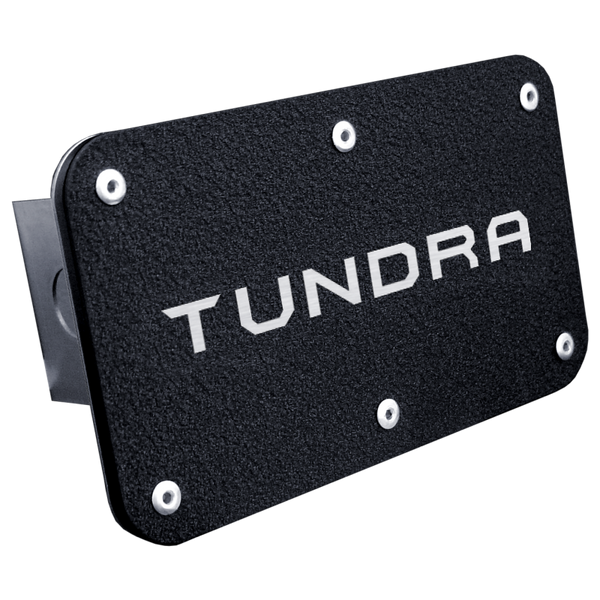 Tundra Name Class III Trailer Hitch Plug - Rugged Black - T.TUNN.RB