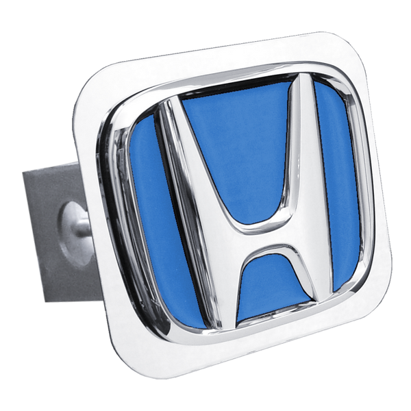 Honda (Blue Fill) Class II Trailer Hitch Plug - Mirrored - T2.HON.BL.C