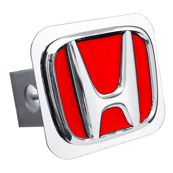 Honda (Red Fill) Class II Trailer Hitch Plug - Mirrored - T2.HON.R.C