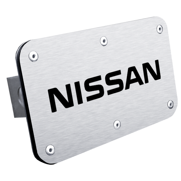 Nissan Name Class II Trailer Hitch Plug - Brushed - T2.NISN.S