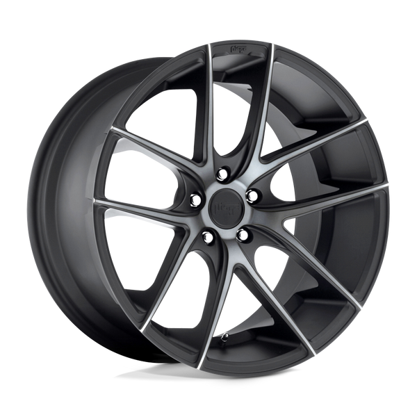 Niche 1PC M130 TARGA MATTE BLACK DOUBLE DARK TINT Wheels for 2014-2020 ACURA RLX [] - 18X8 40 mm - 18"  - (2020 2019 2018 2017 2016 2015 2014)