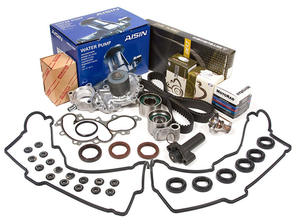 Timing Belt Kit for 1995-1998 TOYOTA T100 3.4L 3378CC V6 DOHC, (24 VALVE), ENG. CODE "5VZFE" (1998 1997 1996 1995)