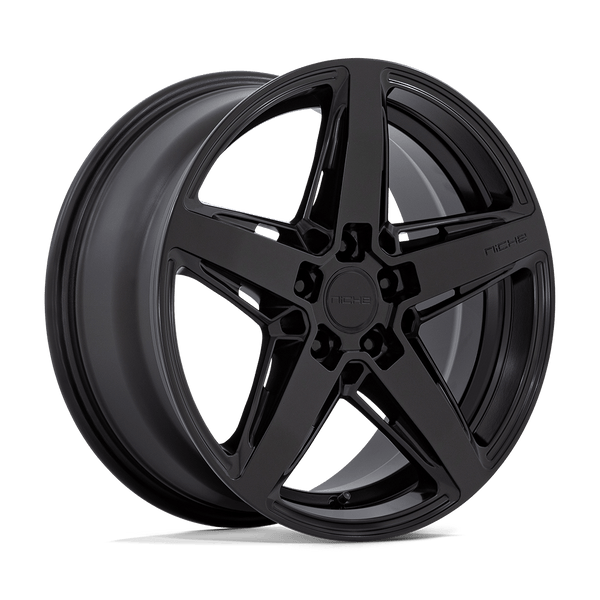 Niche 1PC M269 TERAMO MATTE BLACK Wheels for 2004-2008 ACURA TL BASE 3.2L [] - 18X8 30 mm - 18"  - (2008 2007 2006 2005 2004)