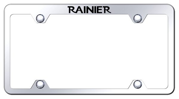 Buick Ranier Steel Truck Wide Body Frame - Laser Etched Mirrored License Plate Frame - TFW.RAI.EC