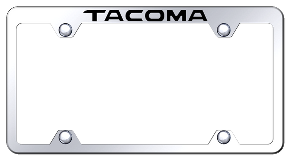 Toyota Tacoma Steel Truck Wide Body Frame - Laser Etched Mirrored License Plate Frame - TFW.TAC.EC