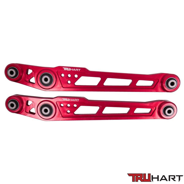 TruHart Rear Lower Control Arms Kit RED for 1996-2000 Honda Civic - TH-H102-RE - (2000 1999 1998 1997 1996)