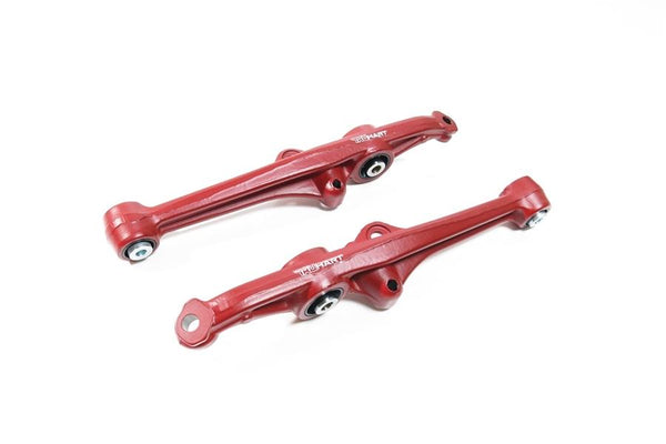 TruHart Front Lower Control Arms Kit with Pillowball RED  for 1988-1991 Honda CRX - TH-H106-PB - (1991 1990 1989 1988)