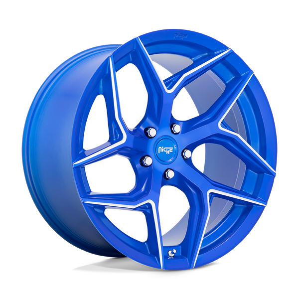 Niche 1PC M268 TORSIONI ANODIZED BLUE MILLED Wheels for 2019-2023 ACURA RDX [] - 20X9 35 mm - 20"  - (2023 2022 2021 2020 2019)