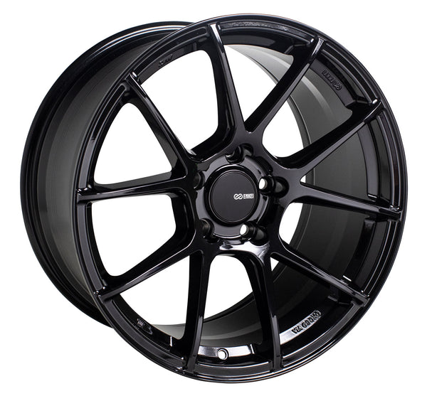 Enkei TS-V Gloss Black Wheels for 2019-2022 AUDI A6 A6 QUATTRO [] - 18x8 45 mm - 18"  - (2022 2021 2020 2019)