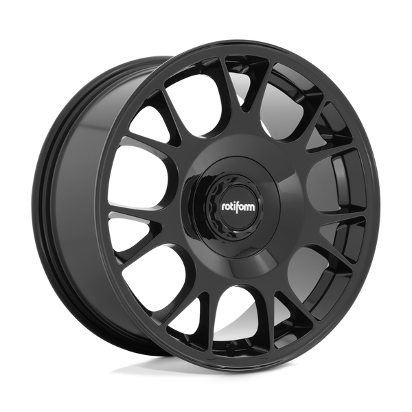 Rotiform 1PC R187 TUF-R GLOSS BLACK Wheels for 2017-2022 ACURA ILX [] - 18X8.5 45 mm - 18"  - (2022 2021 2020 2019 2018 2017)