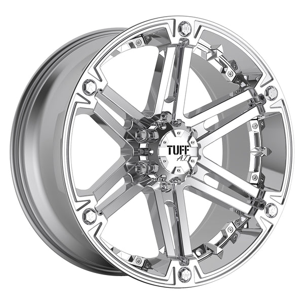 Tuff T01 CHROME Wheels for 2021-2022 FORD BRONCO [] - 20X9 10 MM - 20"  - (2022 2021)