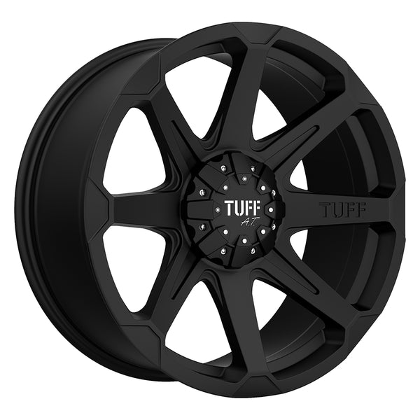 Tuff T05 SATIN BLACK Wheels for 2021-2023 FORD F-150 [] - 20X9 20 MM - 20"  - (2023 2022 2021)