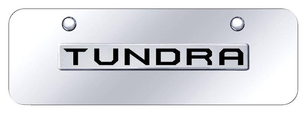 Toyota Tundra Chrome on Chrome 3D Bar Mini License Plate - TUN.N.CCM