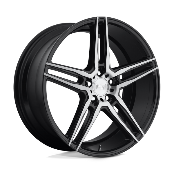 Niche 1PC M169 TURIN MATTE BLACK MACHINED Wheels for 2004-2008 ACURA TL TYPE-S [] - 19X8.5 35 mm - 19"  - (2008 2007 2006 2005 2004)