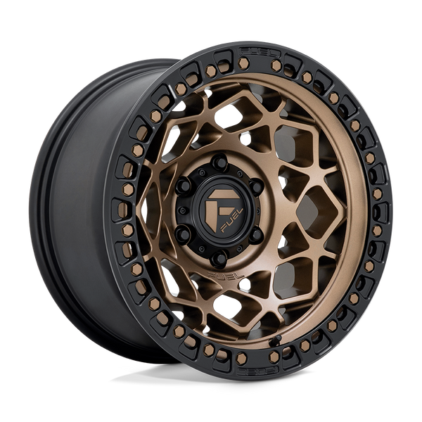 Fuel 1PC D785 UNIT BRONZE WITH MATTE BLACK RING Wheels for 2007-2021 FORD EXPEDITION [] - 17X9 1 MM - 17"  - (2021 2020 2019 2018 2017 2016 2015 2014 2013 2012 2011 2010 2009 2008 2007)