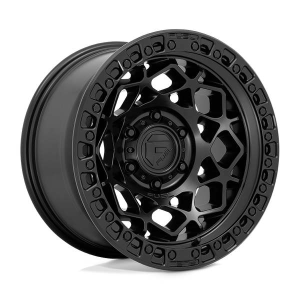 Fuel 1PC D786 UNIT MATTE BLACK WITH MATTE BLACK RING Wheels for 2021-2022 FORD BRONCO [] - 17X9 1 MM - 17"  - (2022 2021)