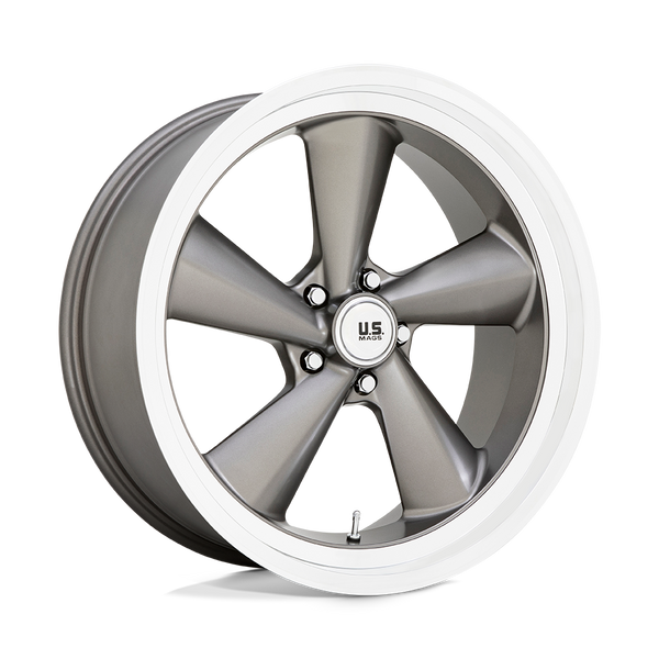 US Mag 1PC U137 TS ANTHRACITE WITH DIAMOND CUT LIP Wheels for 2007-2017 JEEP WRANGLER [] - 22X9 15 mm - 22"  - (2017 2015 2014 2013 2012 2011 2010 2009 2008 2007)