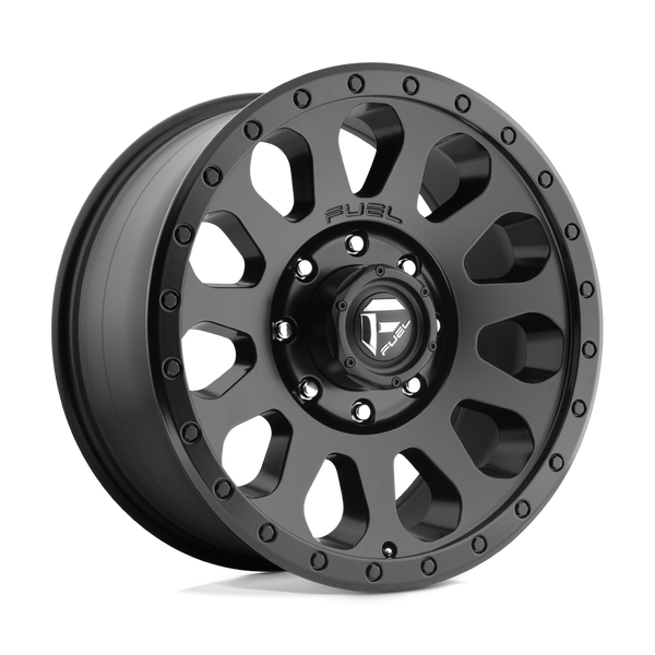 Fuel 1PC D579 VECTOR MATTE BLACK Wheels for 2010-2020 FORD F-150 [] - 18X9 1 mm - 18"  - (2020 2019 2018 2017 2016 2015 2014 2013 2012 2011 2010)