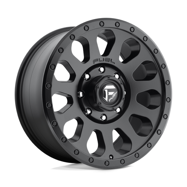 Fuel 1PC D579 VECTOR MATTE BLACK Wheels for 2017-2020 ACURA MDX [] - 17X8.5 20 mm - 17"  - (2020 2019 2018 2017)