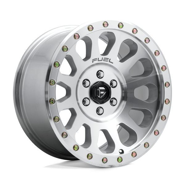Fuel 1PC D647 VECTOR DIAMOND CUT MACHINED WITH CLEAR COAT WITH Wheels for 2013-2018 ACURA MDX [] - 17X8.5 20 mm - 17"  - (2018 2017 2016 2015 2014 2013)
