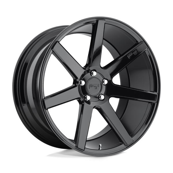 Niche 1PC M168 VERONA GLOSS BLACK Wheels for 2014-2020 ACURA RLX [] - 19X8.5 35 mm - 19"  - (2020 2019 2018 2017 2016 2015 2014)