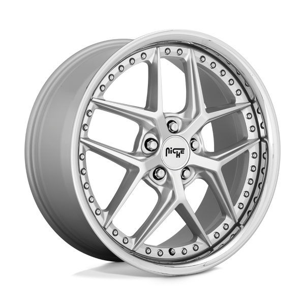 Niche 1PC M225 VICE MATTE SILVER Wheels for 2015-2022 FORD MUSTANG ECOBOOST [] - 20X9 35 mm - 20"  - (2022 2021 2020 2019 2018 2017 2016 2015)