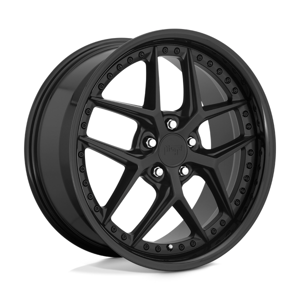 Niche 1PC M226 VICE GLOSS BLACK MATTE BLACK Wheels for 2017-2022 ACURA ILX [] - 19X8.5 35 mm - 19"  - (2022 2021 2020 2019 2018 2017)
