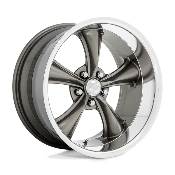 American Racing Vintage VN338 BOSS TT GRAPHITE WITH DIAMOND CUT LIP Wheels for 2021-2023 ACURA TLX [] - 20X8.5 28 mm - 20"  - (2023 2022 2021)