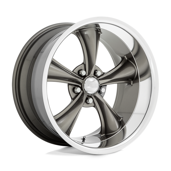 American Racing Vintage VN338 BOSS TT GRAPHITE WITH DIAMOND CUT LIP Wheels for 2013-2018 ACURA MDX [] - 20X8.5 28 mm - 20"  - (2018 2017 2016 2015 2014 2013)